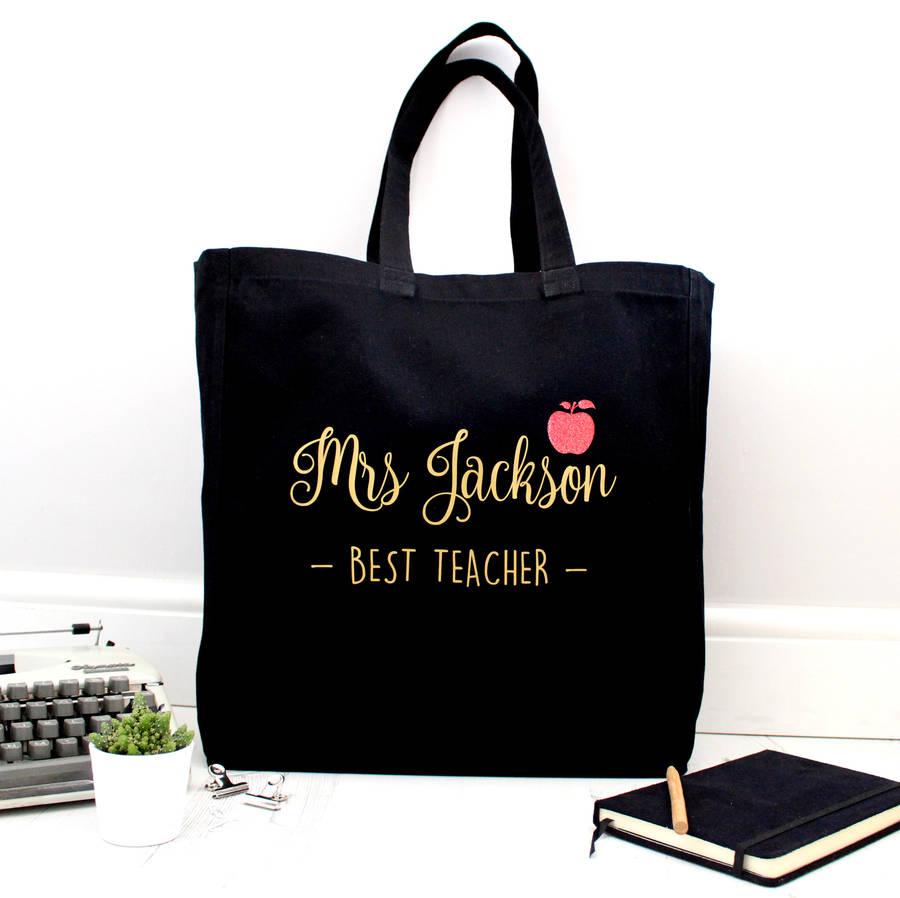 best teacher tote bags