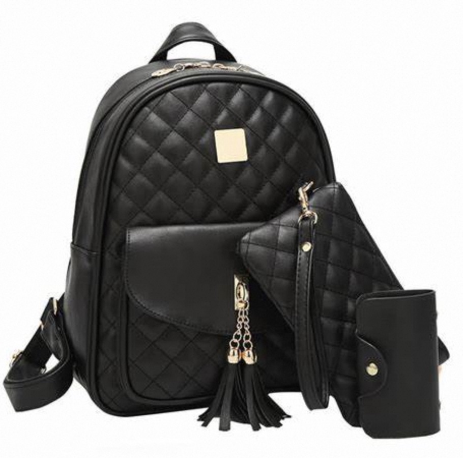 womens black backpack