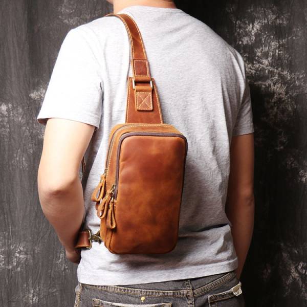 men's leather crossbody bag