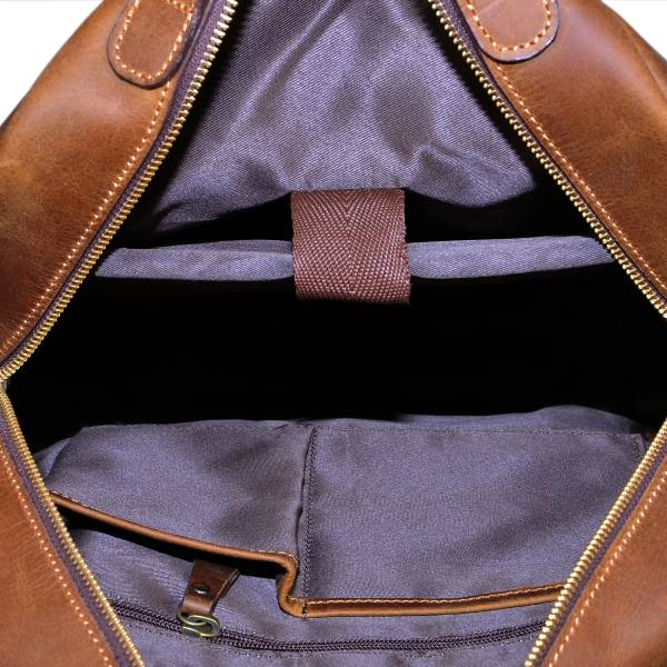 mini leather backpack for men