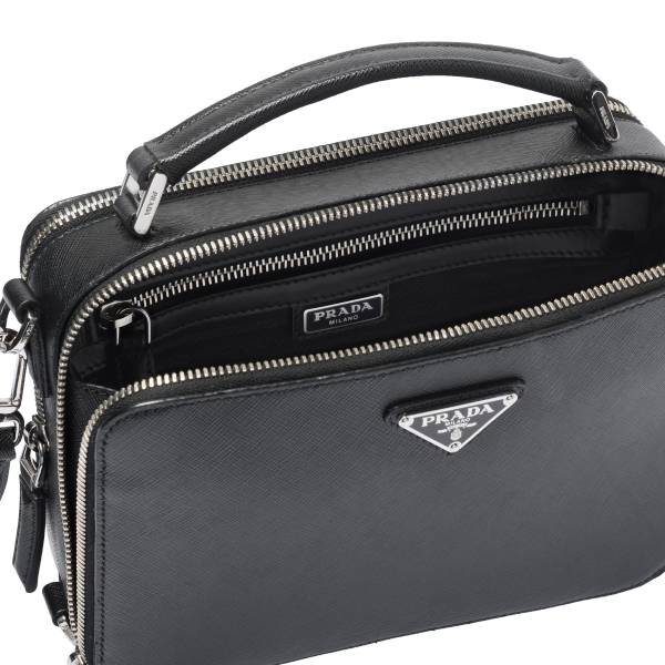 prada leather crossbody bag