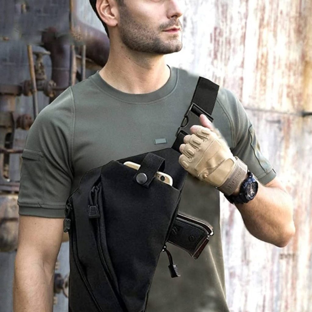 men's concealed carry crossbody bag