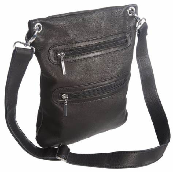 zipper crossbody bag