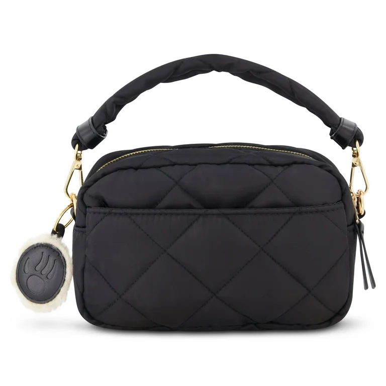 all black crossbody bag