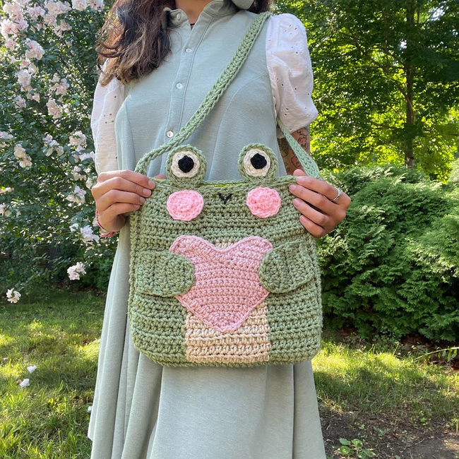 crossbody crochet bag