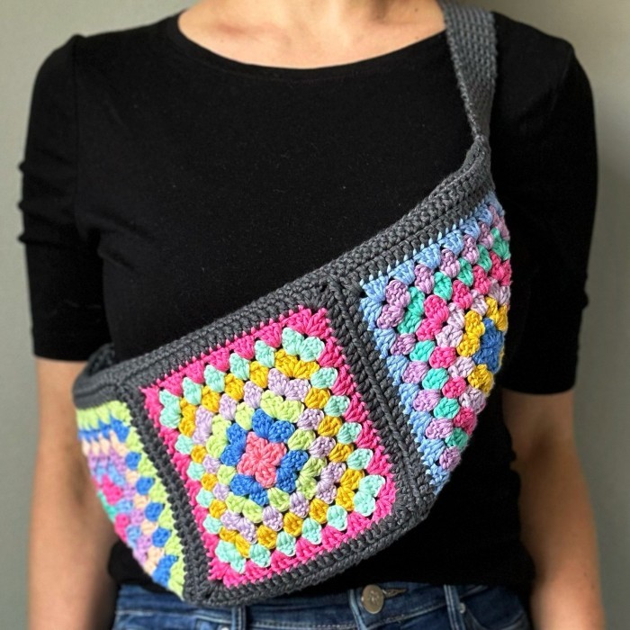 crossbody crochet bag