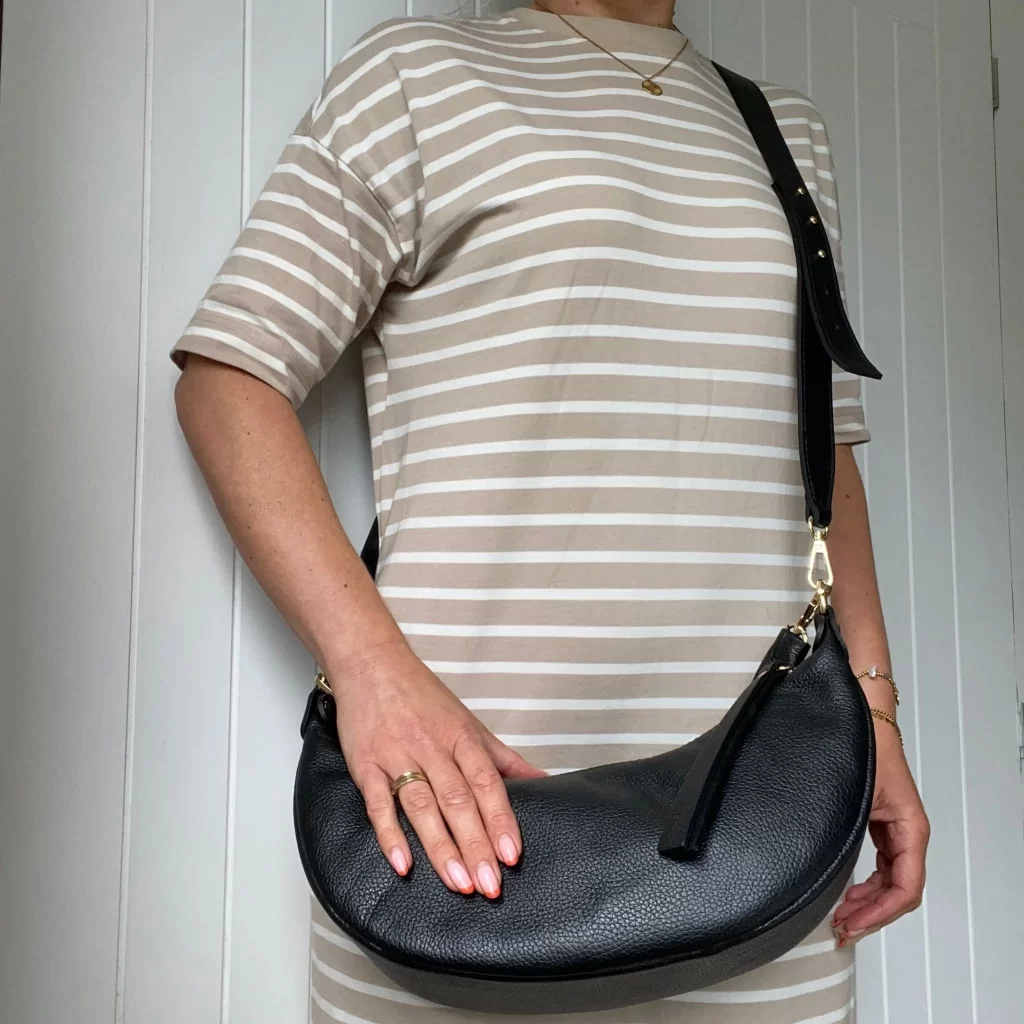 Crossbody crescent bag