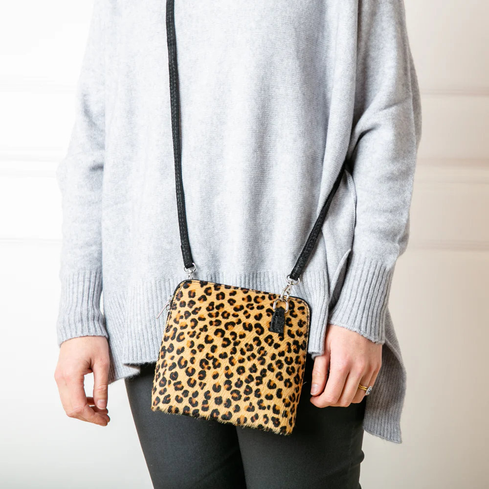 leopard crossbody bag